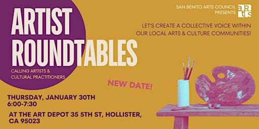 Hollister Artist Roundtable | Art Depot