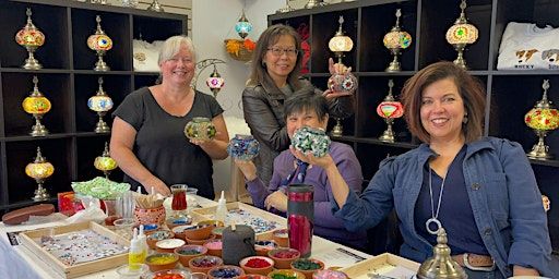 Barrie Mosaic Lamp Making Workshop | East Bayfield Community Centre