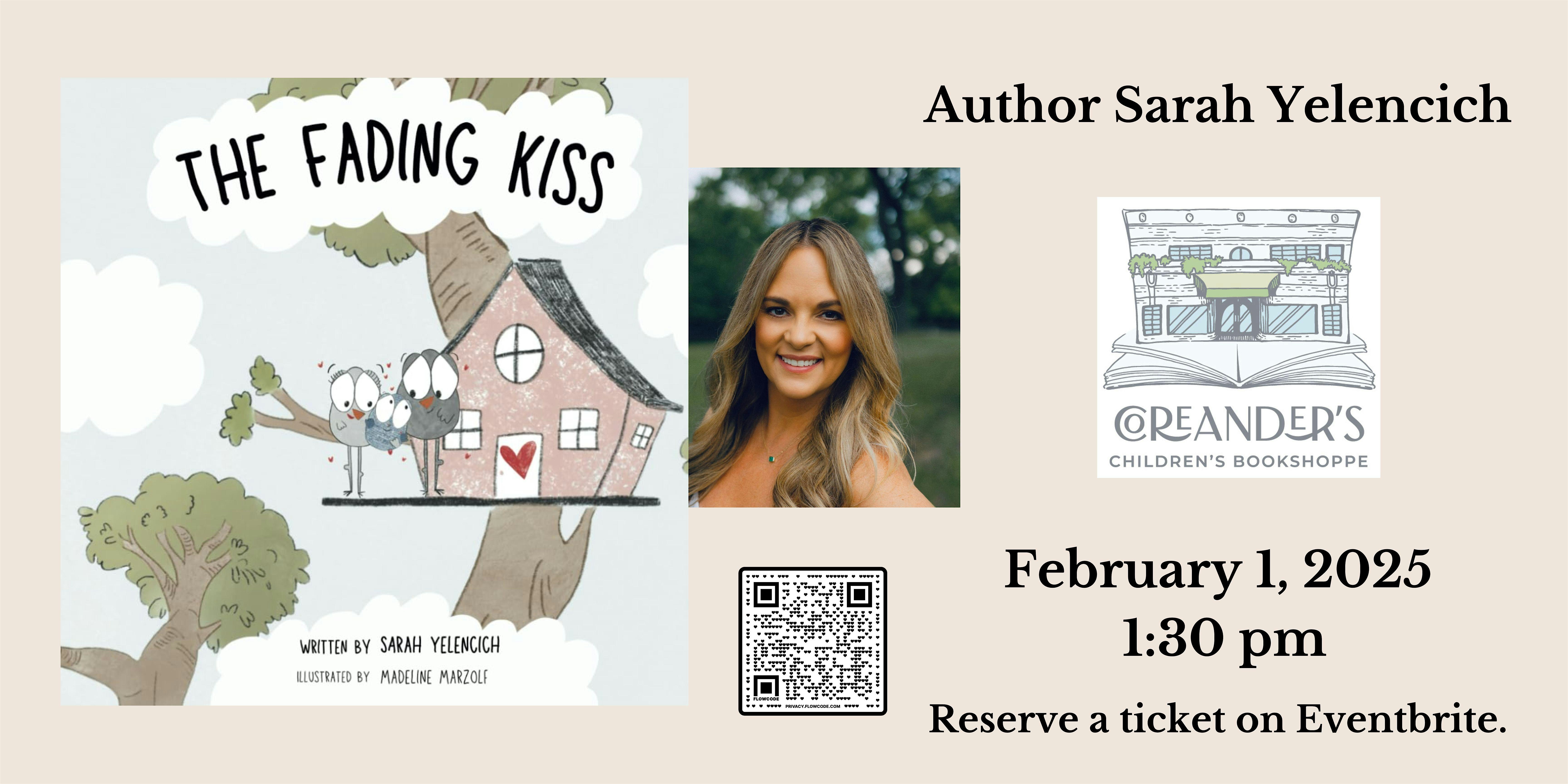 Author Sarah Yelenich | Coreander's Children's Bookshoppe