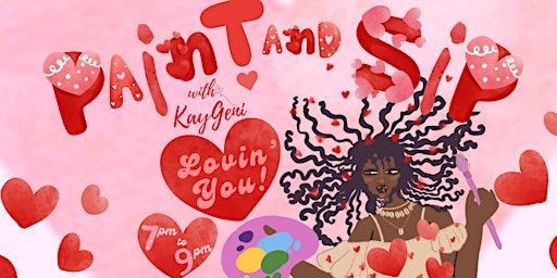 Lovin’ YOU! Private Paint and Sip art class | Bar'kada