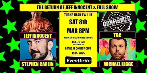 Bearcat Comedy Saturday 8th March | Turks Head