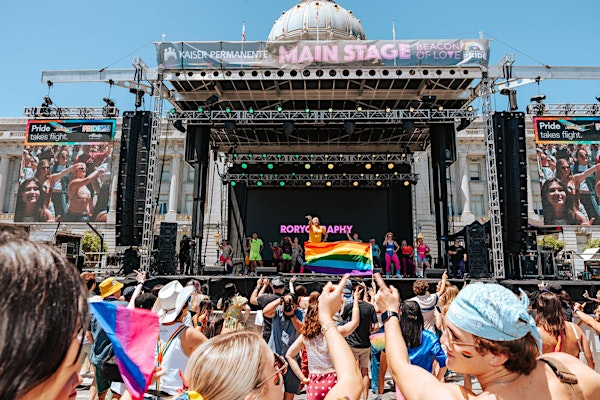 2025 SF PRIDE Main Stage Enhanced Experience Area | San Francisco