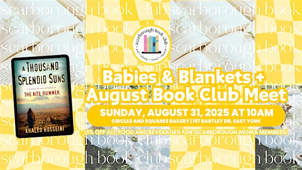 Scarborough Book Club's Babies and Blankets/August Book Club Meet | Circles & Squares Bakery Café