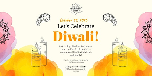 Diwali Bash 2025: Let's Celebrate Together! | Audley Recreation Centre