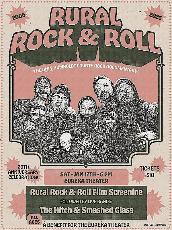 Rural Rock & Roll 20th Anniversary Screening & Concert | The Eureka Theater