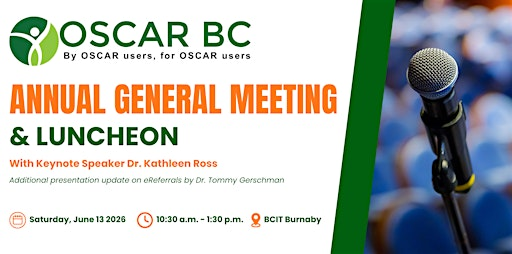 OSCAR BC AGM & Luncheon | British Columbia Institute of Technology