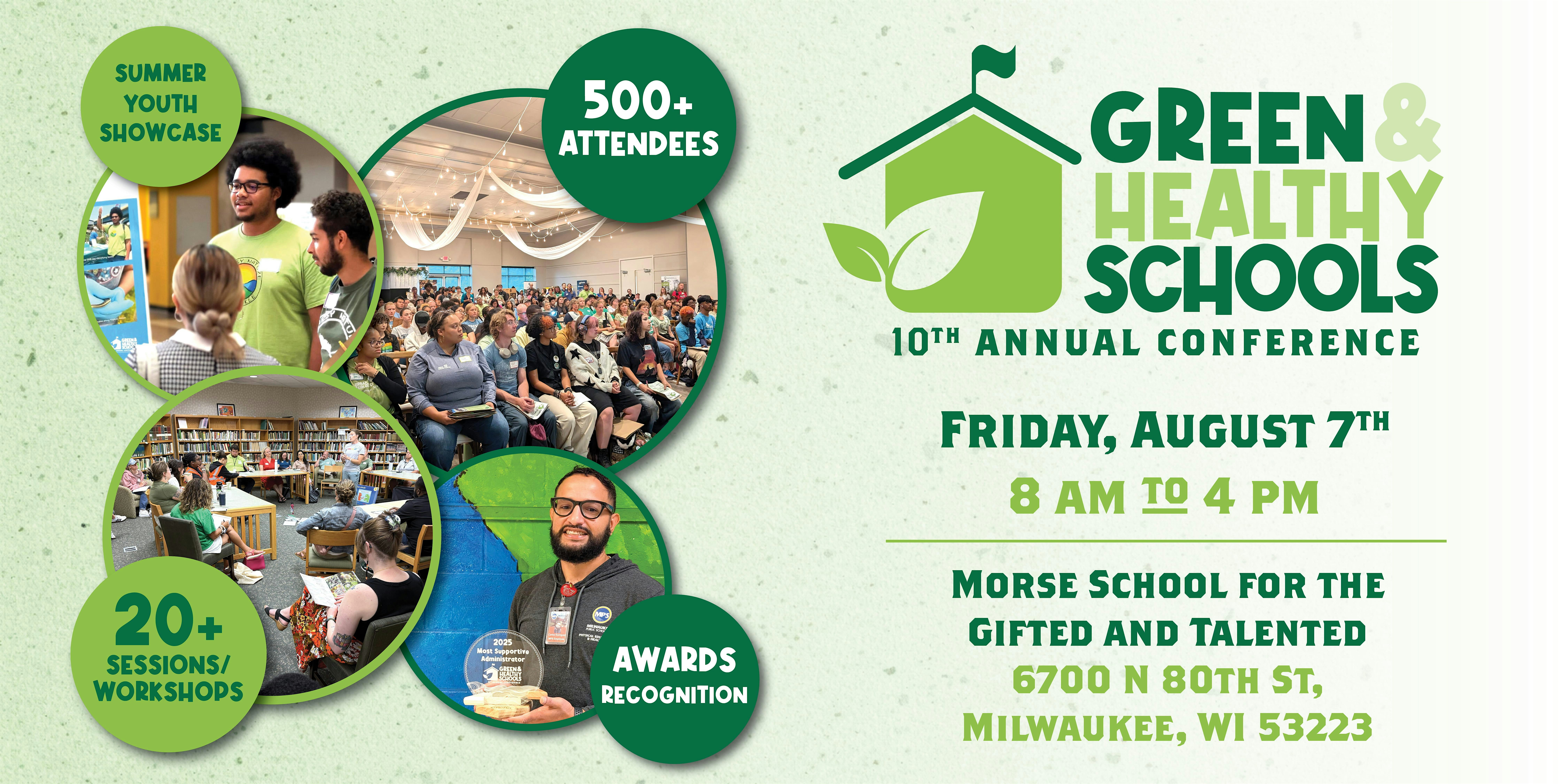 10th Annual Green  & Healthy Schools Conference | Morse School for the Gifted & Talented