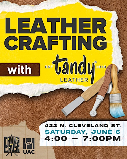 Leather Crafting | Canvas For A Cause | 422 N Cleveland St