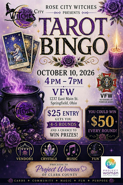 Tarot Bingo | Veterans of Foreign Wars
