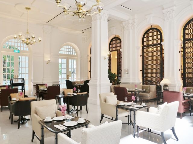 The Grand Lobby at Raffles Hotel Singapore