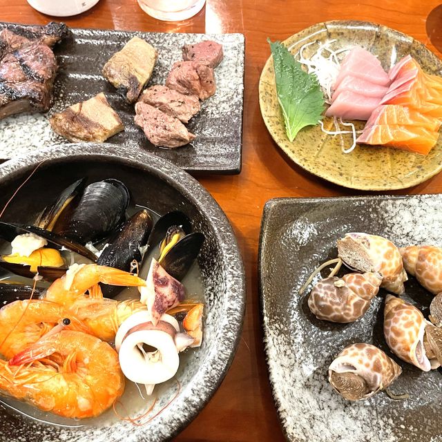 超讚日本料理吃到飽，君悅大飯店，種類少但精緻