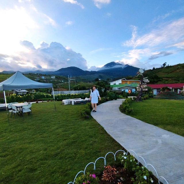 On top of the 'world' at Apo Flower Garden