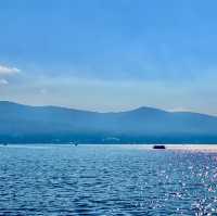 真冬の山中湖