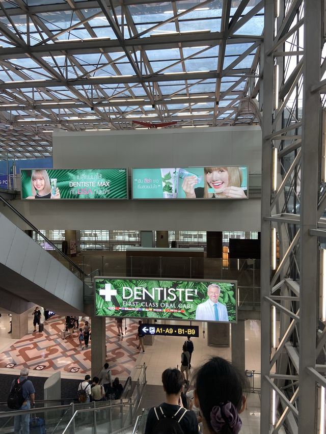 Sleeping in Bangkok Suvarnabhumi Airport Bangkok