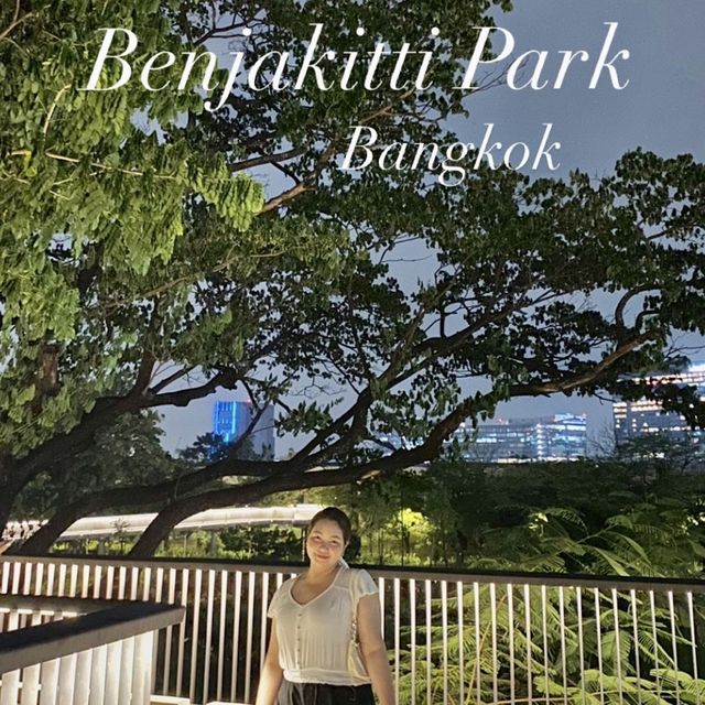 อัพเดทมุมถ่ายรูปสุดฮิต สวนเบญจกิติช่วงกลางคืน🤍