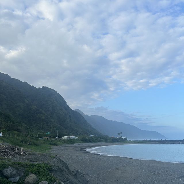 Very low profile town with beautiful view