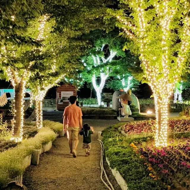 송해공원 옥연지의 밤, 빛에 물들다!