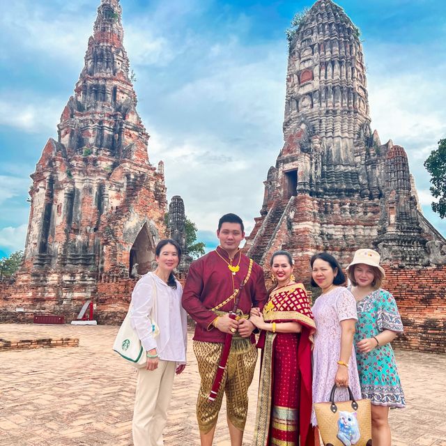 เที่ยววัดแต่งชุดไทย งบ200