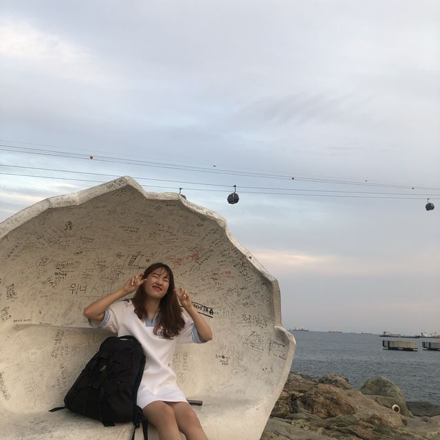 부산 케이블카를 배경삼을 수 있는 곳, '송도구름산책로'
