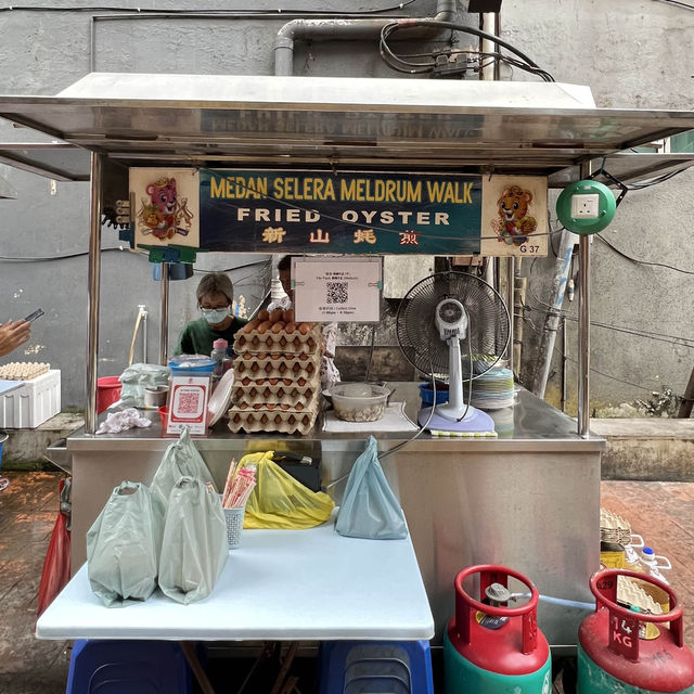 🇲🇾 🦪 Meldrum Walk Oyster Omelette