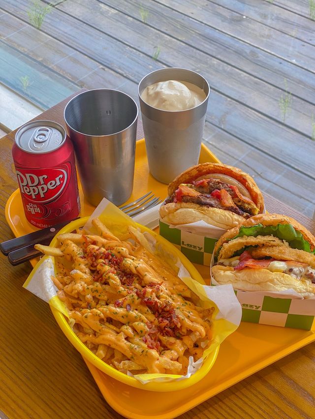 미국으로 가는 맛✈️ 수제버거 맛집 레이지버거클럽
