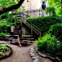 A beautiful, small oasis, FishBridge garden