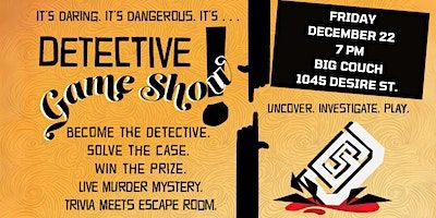 Detective Game Show: Where Trivia Meets Escape Room | Big Couch