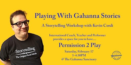 Playing with Gahanna Stories: A storytelling workshop with Kevin Cordi | Gahanna Sanctuary