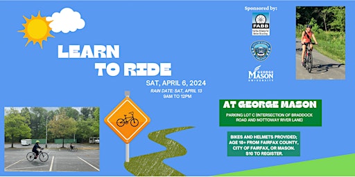 Adult Learn to Ride | George Mason University, Parking Lot C