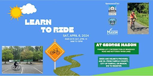 Adult Learn to Ride | George Mason University, Parking Lot C
