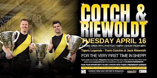 Trent Cotchin & Jack Riewoldt LIVE at GV Shepparton! | Goulburn Valley Hotel