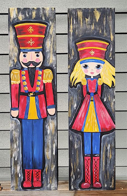 Nutcracker Porch Leaner Paint Party | 750 Southfield Rd