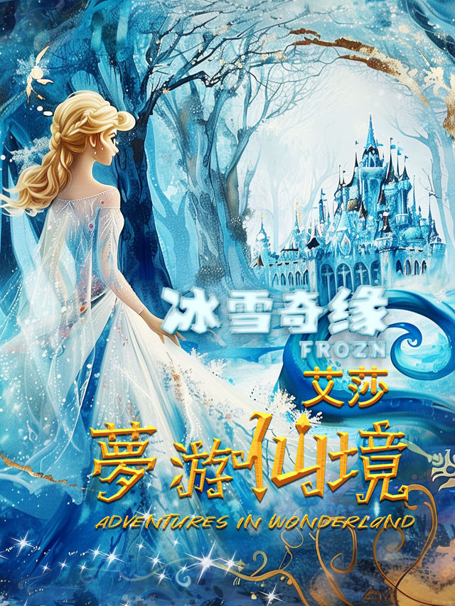 大型全景真人親子舞台劇《冰雪奇緣·艾莎夢遊仙境》｜兒童親子 | 廣安大劇院