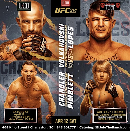 UFC 314 at The Ranch | El Jefe Texican Cantina