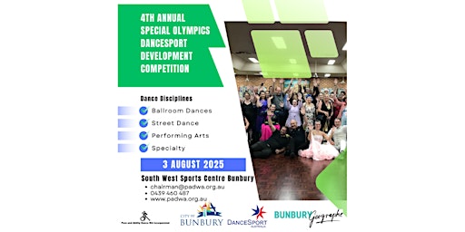 FREE 4th Annual Special Olympics DanceSport Development Competition | South West Sports Centre