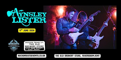 Aynsley Lister Live in Faversham – Full Band Blues‑Rock | The Old Brewery Store