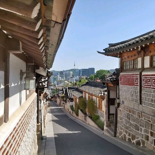 Lovely walk among traditional houses