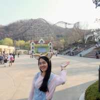 พาเที่ยว Everland เล่นรถไฟเหาะรางไม้ที่สูงที่สุด