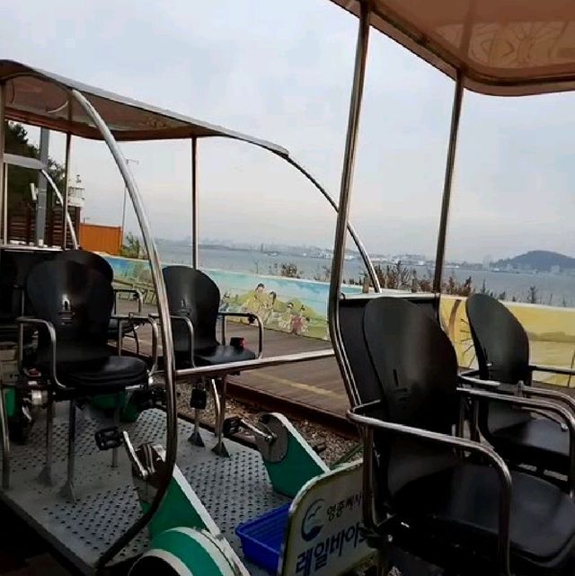 Seaside Rail Biking in Incheon