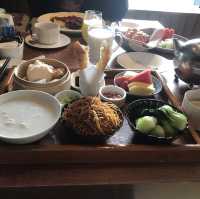Breakfast set at Cafe Causette @Mandarin Oriental HK