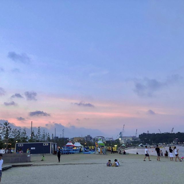 울산 일산해수욕장 💜아늑하고 조용한 예쁜 해변