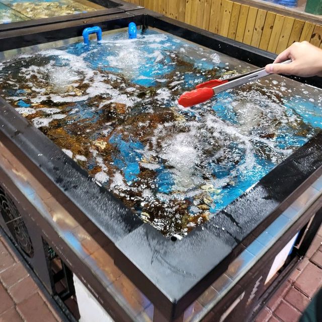 超新鮮！ 自選活海鮮蒸氣火鍋
