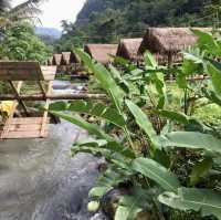 Balloon trip over Vangvieng 