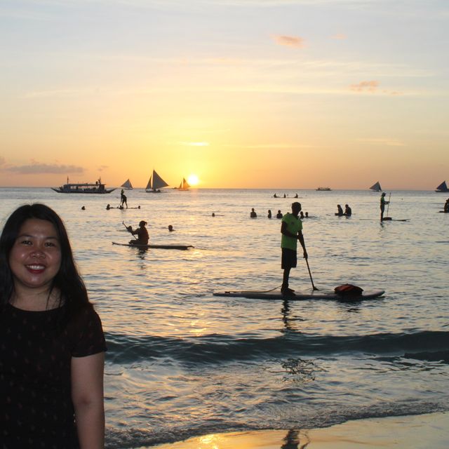 Chasing the Boracay sunset
