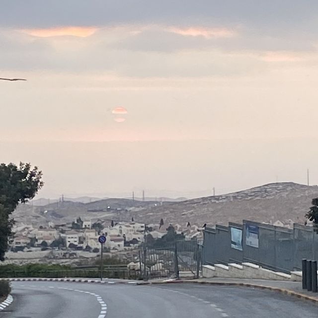 sunrise to sunset in Israel 