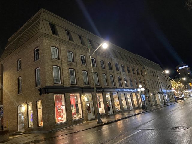 Byward Market at night in Ottawa