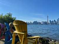 CN Tower view from the Centre Island