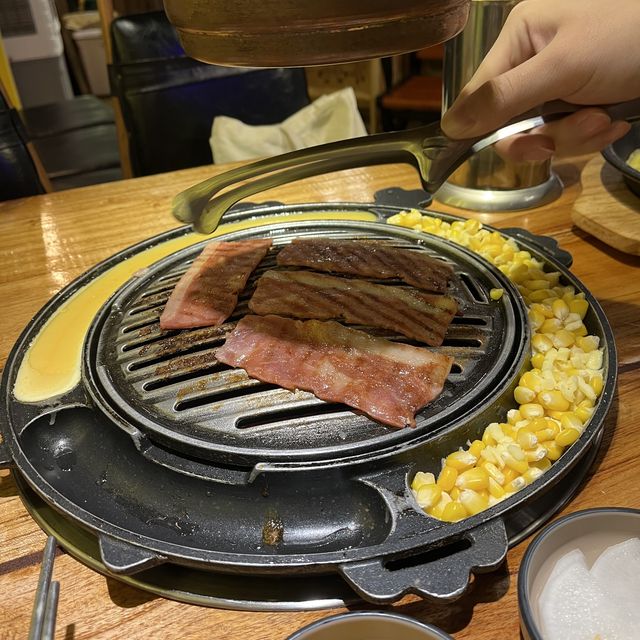 宁静的夜晚，烤肉的浪漫😚ヾ