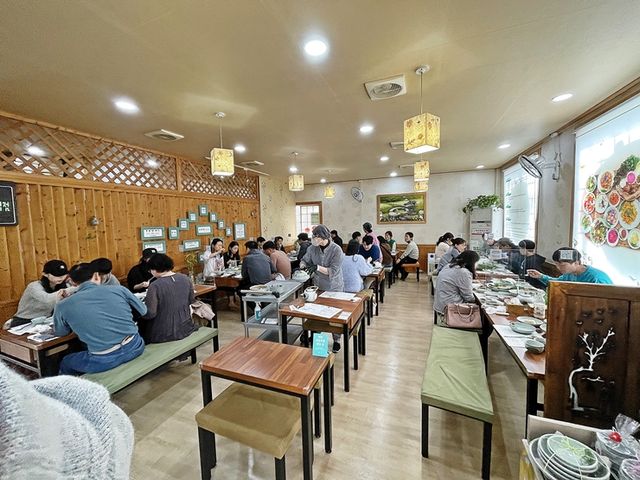 순천 도토리 요리 맛집. 나눌터