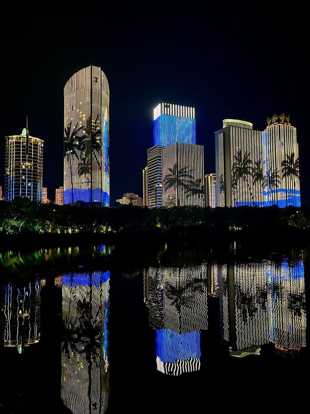 Best skyline in Hainan 🌃🤍